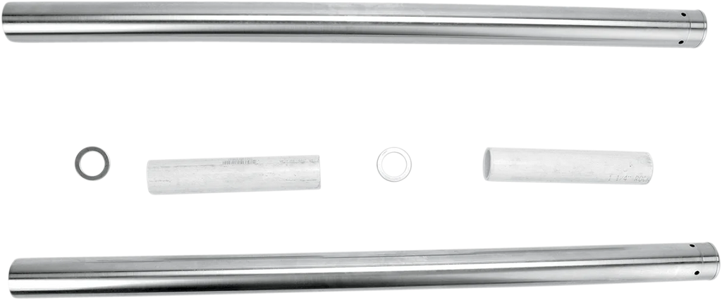 Custom Cycle Hard Chrome Fork Tubes - 49 mm - 25.50" T 2013HC - Main Product View