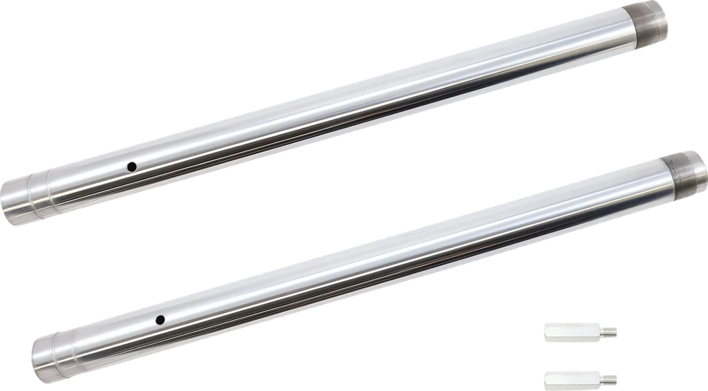 Custom Cycle Ultra Chrome Inverted Fork Tubes - 43 mm - +2" Length 710110 - Main Product View