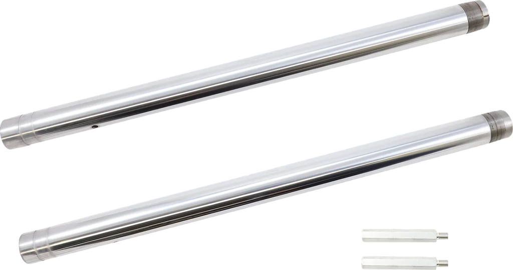 Custom Cycle Ultra Chrome Inverted Fork Tubes - 43 mm - +4" Length 710111 - Main Product View