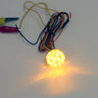 Load image into Gallery viewer, Custom Dynamics 1" Universal LED Cluster - Amber GEN-100-A - Side View