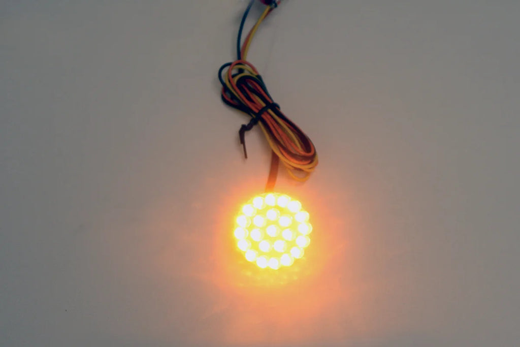 Custom Dynamics 1.25" Universal LED Cluster - Amber GEN-125-A - Side View