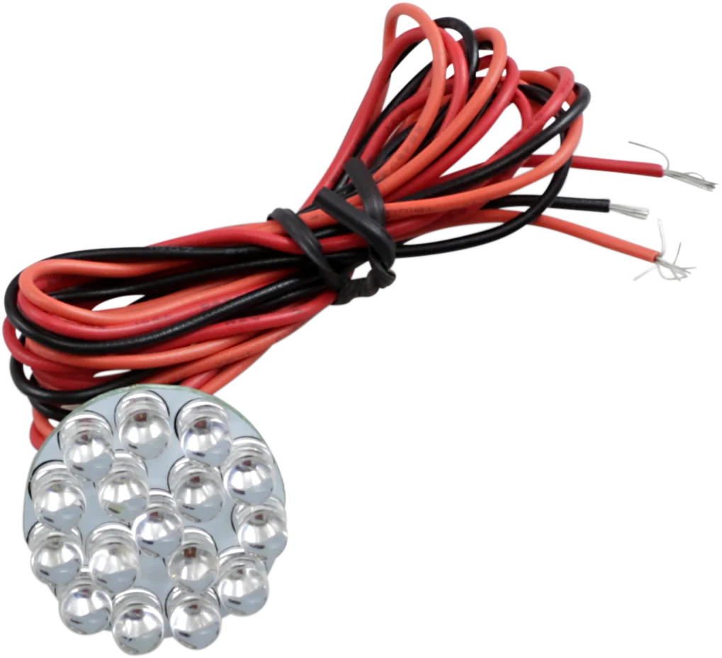 Custom Dynamics 1.25" Universal LED Cluster - Amber GEN-125-A - Back View