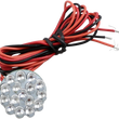 Load image into Gallery viewer, Custom Dynamics 1.25" Universal LED Cluster - Red GEN-125-R - Back View
