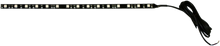 Load image into Gallery viewer, Custom Dynamics 24" Flexible LED Strip MWZ24 - Side View