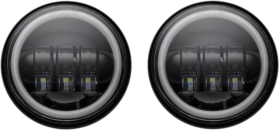 Custom Dynamics 4.5" Passing Lamp - with Halo - Black CD-45-B - Main Product View