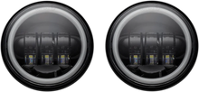 Load image into Gallery viewer, Custom Dynamics 4.5" Passing Lamp - with Halo - Black CD-45-B - Main Product View