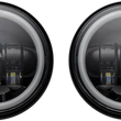 Load image into Gallery viewer, Custom Dynamics 4.5" Passing Lamp - with Halo - Chrome CD-45-C - Side View