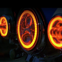 Load image into Gallery viewer, Custom Dynamics 4.5" Passing Lamps - Black PG-45-B - Back View
