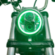 Load image into Gallery viewer, Custom Dynamics 5.75" Headlamp - with Mounting Ring - Black PG-575-B - Side View