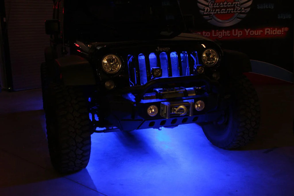Custom Dynamics 6" LED Light Strip - 6 LEDs - Heavy Duty MWZ-OR-6 - Installation View