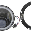 Load image into Gallery viewer, Custom Dynamics 7" Headlamp - with Mounting Ring - Black PG-7-13-B - Main Product View