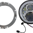 Load image into Gallery viewer, Custom Dynamics 7" Headlamp - with Mounting Ring - Chrome PG-7-13-C - Main Product View