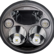 Load image into Gallery viewer, Custom Dynamics 7" TruBEAM® Headlamp - Black - Chieftain CDTB-7-IF-B - Main Product View