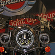 Load image into Gallery viewer, Custom Dynamics 7" TruBEAM® Headlamp - Black - Chieftain CDTB-7-IF-B - Side View