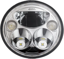 Load image into Gallery viewer, Custom Dynamics 7" TruBEAM® Headlamp - Chrome - Chief CDTB-7-I-C - Main Product View