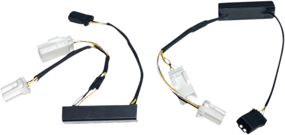 Custom Dynamics Adapter - Amber/White MPR-MCROAW-3AMP - Side View