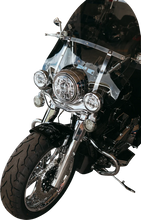 Load image into Gallery viewer, Custom Dynamics Adaptive Headlight with Adapter - 7" - Chrome PB-7A-14-C - Side View