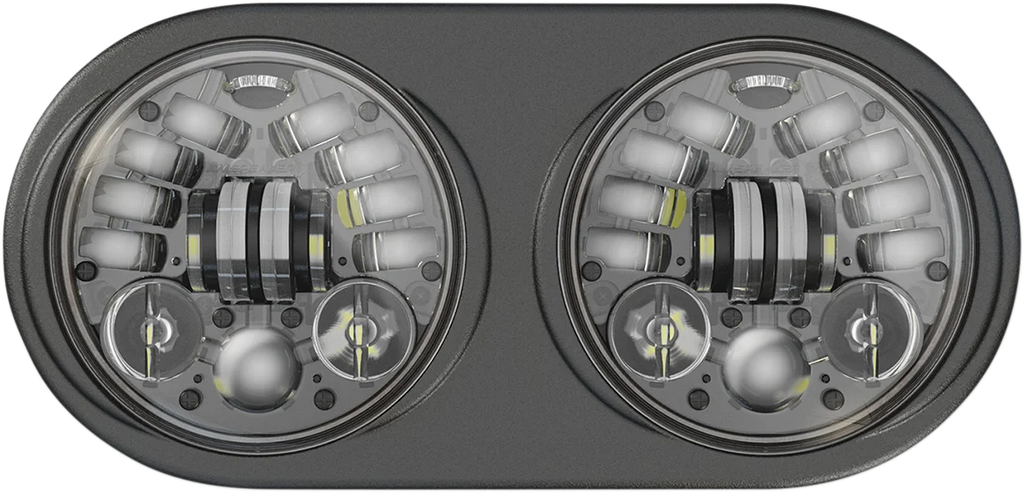 Custom Dynamics Adaptive LED Headlamps - Harley Davidson - Black PB-RG13A-B - Main Product View