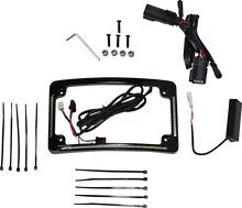 Load image into Gallery viewer, Custom Dynamics All in One License Plate Frame - Black TF05-BCM4-B - Main Product View