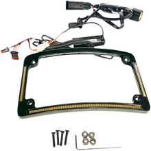 Load image into Gallery viewer, Custom Dynamics All in One License Plate Frame - Black TF05-BCM4-B - Side View