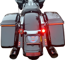 Load image into Gallery viewer, Custom Dynamics All in One License Plate Frame - Black TF05-BCM4-B - Detail View