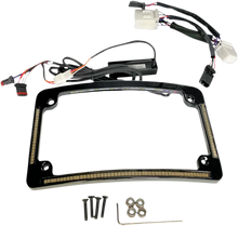 Load image into Gallery viewer, Custom Dynamics All in One License Plate Frame - Black TF05-HD-B - Main Product View