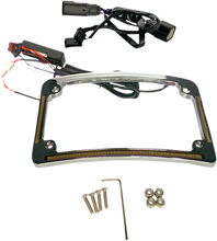 Load image into Gallery viewer, Custom Dynamics All in One License Plate Frame - Chrome TF05-BCM4-C - Side View