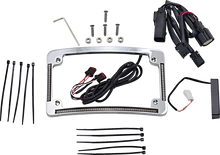 Load image into Gallery viewer, Custom Dynamics All in One License Plate Frame - Chrome TF05-SS6-C - Main Product View