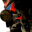 Load image into Gallery viewer, Custom Dynamics Amber/White LED Turn Signal Inserts GEN-4-AW-1157 - Back View