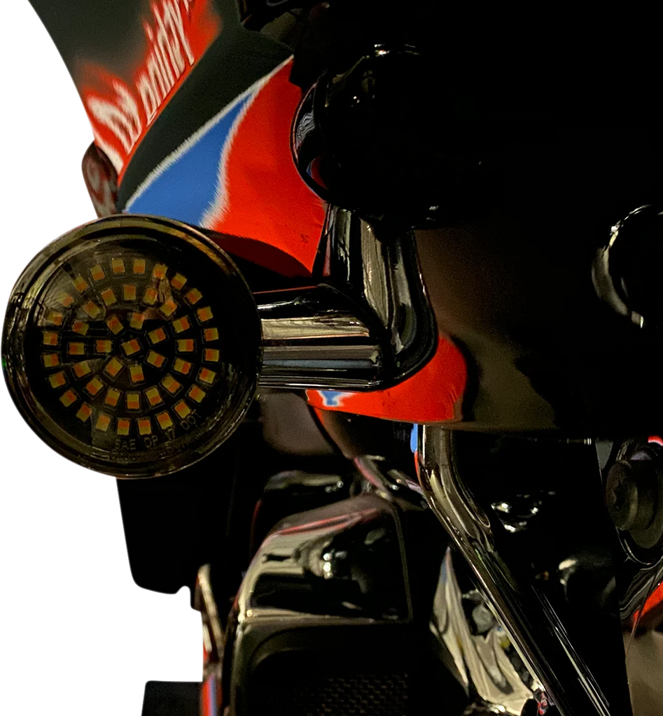 Custom Dynamics Amber/White LED Turn Signal Inserts GEN-4-AW-1157 - Back View