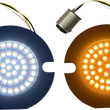 Load image into Gallery viewer, Custom Dynamics Amber/White LED Turn Signal Inserts GEN-4-AW-1157T - Main Product View