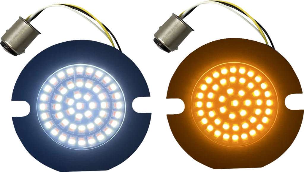 Custom Dynamics Amber/White LED Turn Signal Inserts GEN-4-AW-1157T - Main Product View