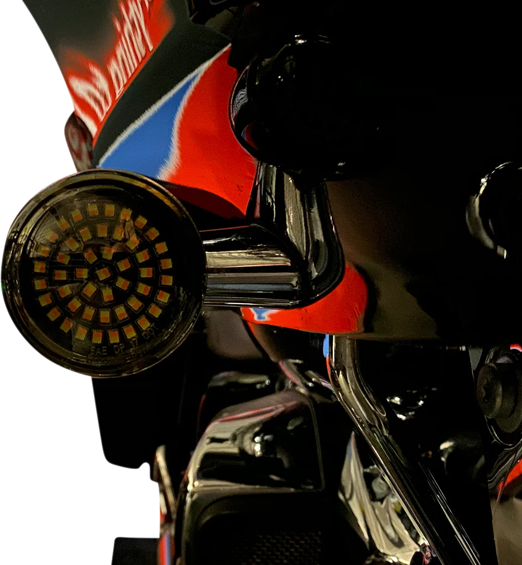 Custom Dynamics Amber/White LED Turn Signal Inserts GEN-4-AW-1157T - Detail View