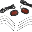 Load image into Gallery viewer, Custom Dynamics Antenna Grommet Light - Red Lens - Black CD-PLUG-RB - Main Product View