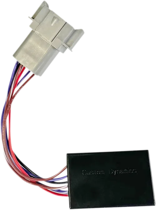 Custom Dynamics Auto-Cancel Turn Signal Module - 10-Position Connector CD-ATC-4 - Side View