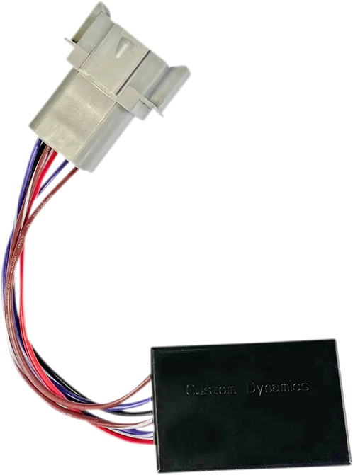Custom Dynamics Auto-Cancel Turn Signal Module - 10-Position Connector CD-ATC-4 - Side View