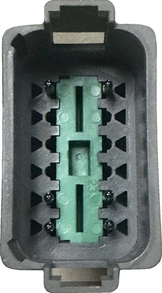 Custom Dynamics Auto-Cancel Turn Signal Module - 12-Position Male Connector CD-ATC-2 - Side View