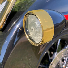Load image into Gallery viewer, Custom Dynamics Bezel - Gold/Smoke PB-B-BEZ-GS - Side View