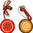 Load image into Gallery viewer, Custom Dynamics Bullet Rear Turn Signal 1156 - Amber Lens GEN-4-AR2-1156 - Main Product View