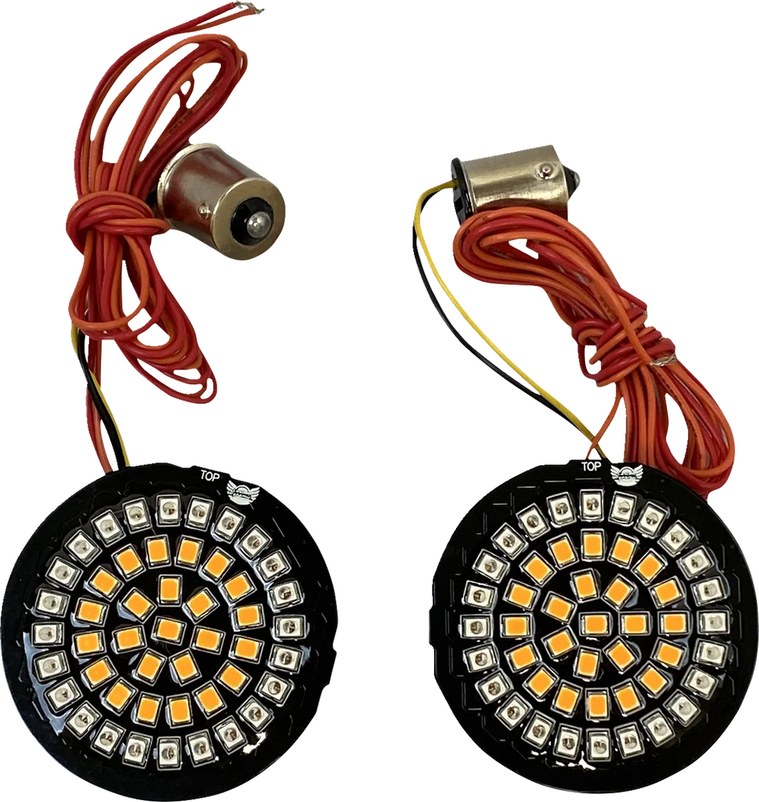 Custom Dynamics Bullet Rear Turn Signal 1156 - Amber Lens GEN-4-AR2-1156 - Side View