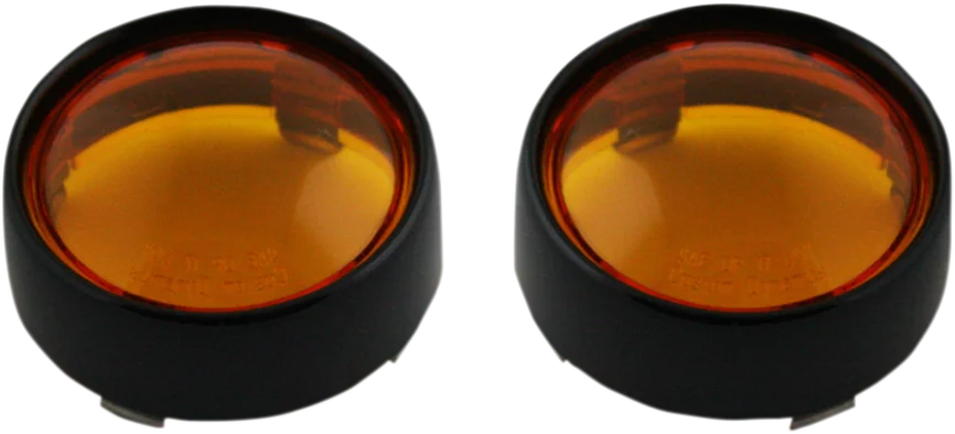 Custom Dynamics Bullet Signal Lenses - Black/Amber PB-B-BEZ-BA - Main Product View