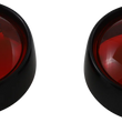 Load image into Gallery viewer, Custom Dynamics Bullet Signal Lenses - Black/Red PB-B-BEZ-BR - Main Product View