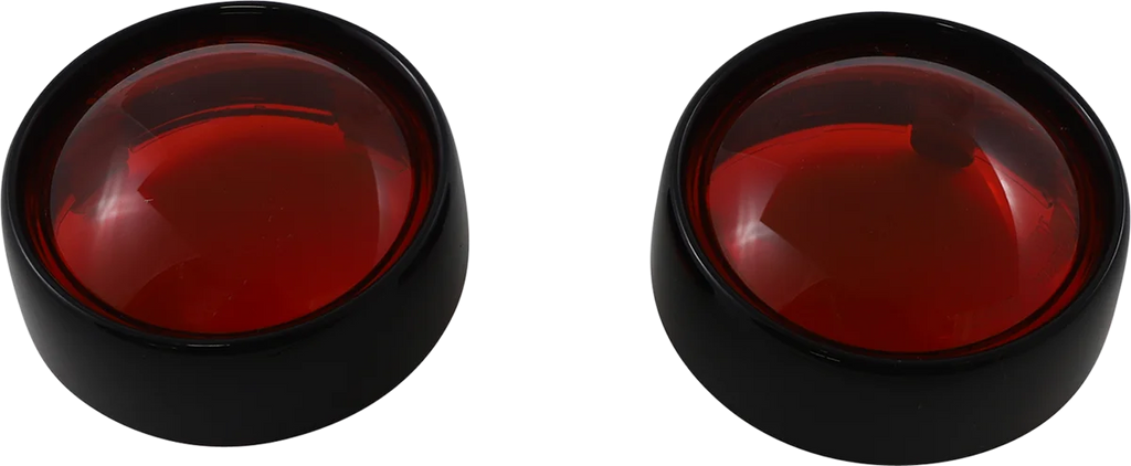 Custom Dynamics Bullet Signal Lenses - Black/Red PB-B-BEZ-BR - Main Product View