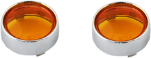 Load image into Gallery viewer, Custom Dynamics Bullet Signal Lenses - Chrome/Amber PB-B-BEZ-CA - Main Product View
