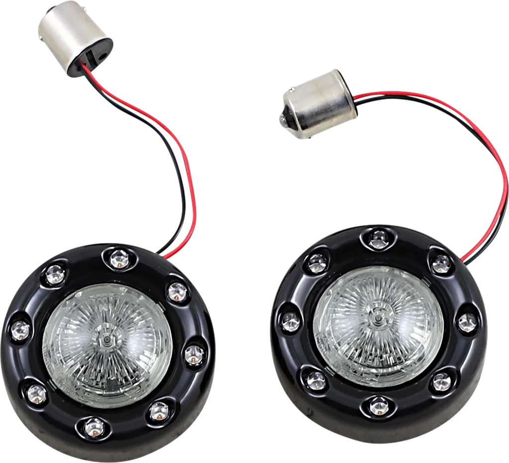 Custom Dynamics Bullet Turn Signal 1156 - Black - Smoke Lens PB-BR-RR 56-BS - Main Product View