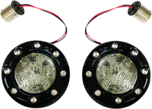 Load image into Gallery viewer, Custom Dynamics Bullet Turn Signal 1156 - Black - Smoke Lens PB-BR-RR 56-BS - Side View