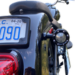 Load image into Gallery viewer, Custom Dynamics Bullet Turn Signal 1156 - Black - Smoke Lens PB-BR-RR 56-BS - Back View