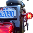 Load image into Gallery viewer, Custom Dynamics Bullet Turn Signal 1156 - Black - Smoke Lens PB-BR-RR 56-BS - Installation View