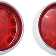 Load image into Gallery viewer, Custom Dynamics Bullet Turn Signal - 1156 - Chrome - Red Lens PB-BB-R-1156CR - Main Product View