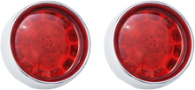 Load image into Gallery viewer, Custom Dynamics Bullet Turn Signal - 1156 - Chrome - Red Lens PB-BB-R-1156CR - Main Product View